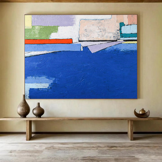 Colorful Color - Block Abstract Art for Community Center Gallery DLZ2959