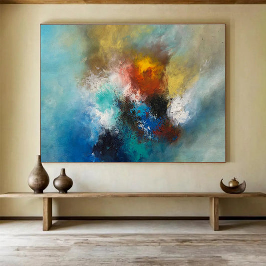 Color - Blending Abstract Art: Craft a Romantic Bedroom Retreat DLZ2386