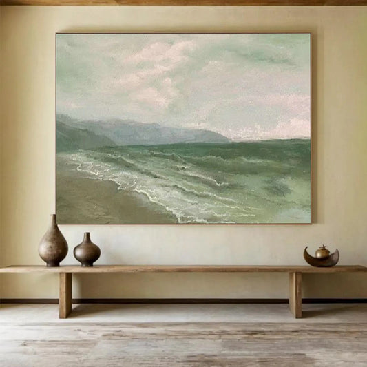 Light - Color Seaside Abstract for Coastal Bed and Breakfast DLZ2988