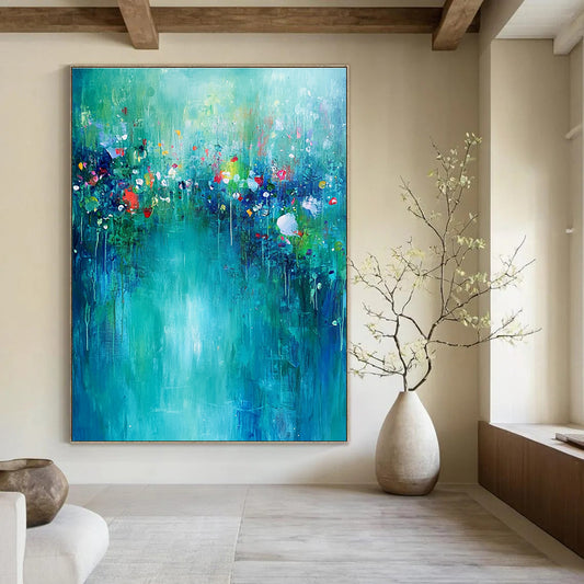 Dreamy Floral Riverbank for Romantic Garden Party Space & Feminine Home Office STSC274