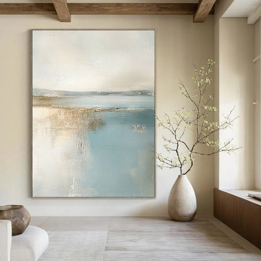 Serene Coastal Art for Seaside Cottage & Meditation Room STSC017