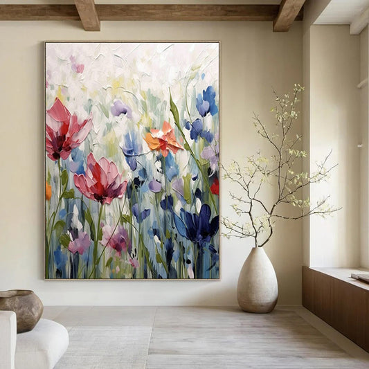 Fresh Floral Oil Painting for Country - Style Bed & Breakfast & Botanical Spa Retreat DLZ1569