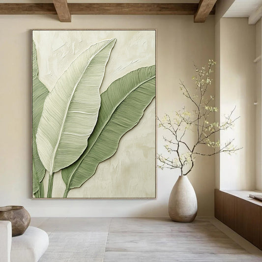 Minimalist Tropical Art for Scandinavian Home & Plant - Lover’s Office STSC002