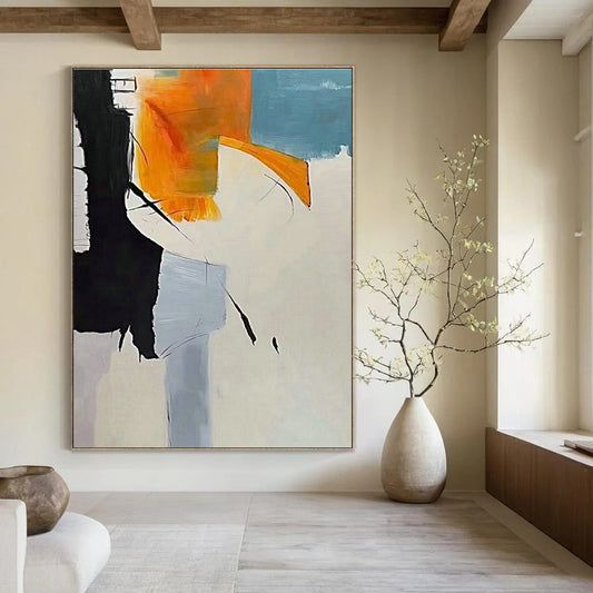 Color Block Abstract Art for Living Room & Office DLZ0319