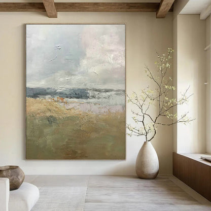 Light - Color Landscape Abstract Art for Living Room & Sunroom DLZ0486