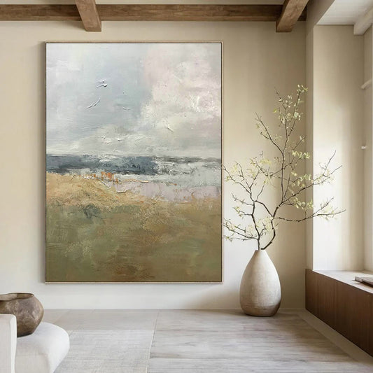 Light - Color Landscape Abstract Art for Living Room & Sunroom DLZ0486