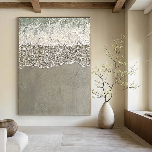 Aerial Beach Waves for Beach House & Spa Relaxation Area STSC1136