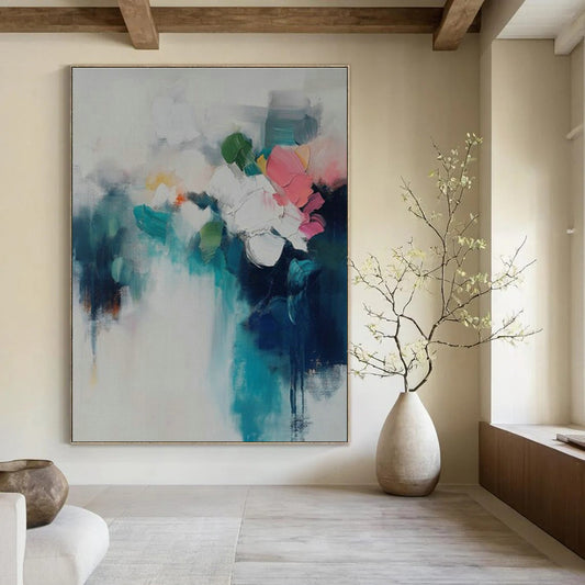 Abstract Floral Art for Feminine Bedroom & Art - Themed Spa DLZ2091