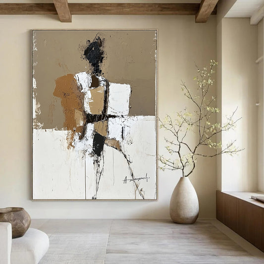 Abstract Figure with Boxes for Bohemian - Style Home & Art Gallery Café STSC388