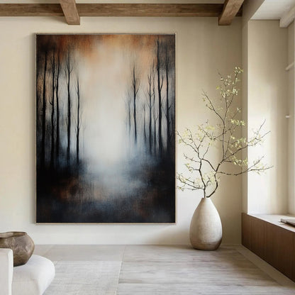 Misty Forest Landscape for Thoughtful Reading Nook & Nature - Inspired Home STSC259