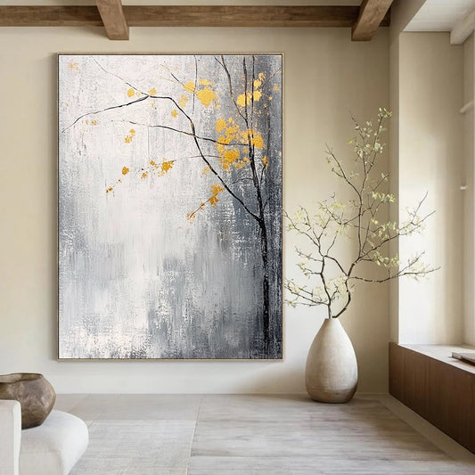 Grey and Gold Tree Branches for Scandinavian - Style Home & Nature - Themed Café STSC395