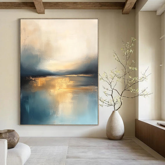 Golden Reflections on Water for Dining Room & Hotel Lobby STSC103