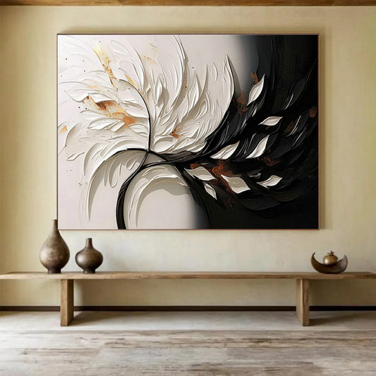 3D Feather - Shaped Art for Glamorous Boutique Dressing Rooms DLZ3130