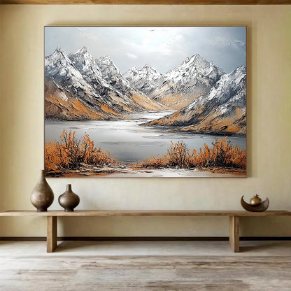 Rustic Alpine Art for Ski Resort & Mountain Lodge SC611