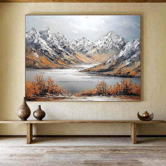 Rustic Alpine Art for Ski Resort & Mountain Lodge SC611