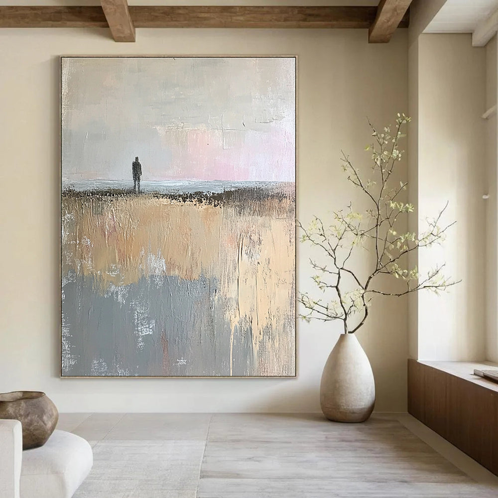 Solitary Figure by the Sea for Bedroom & Meditation Room STSC101