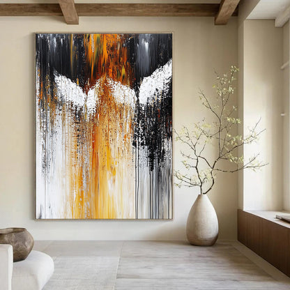 Abstract Winged Figure for Inspirational Office & Art - Themed Studio STSC203