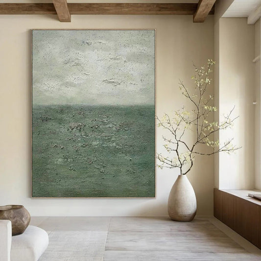 Textured Sea and Sky Art for Nautical - Themed Restaurant & Coastal Art Gallery DLZ2204