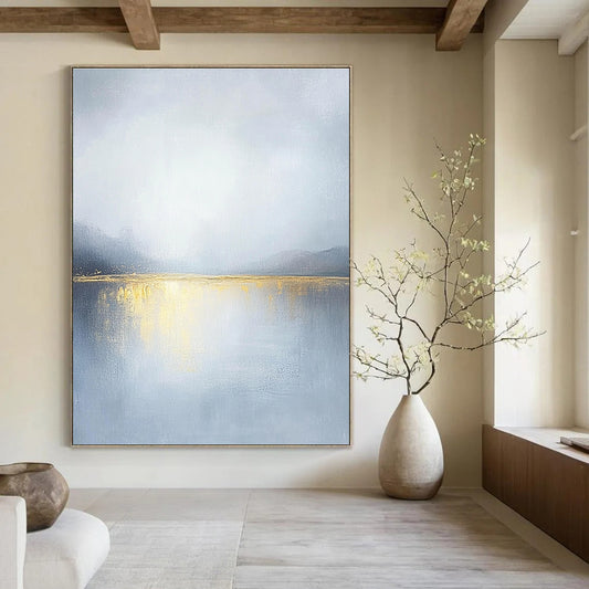 Minimalist Golden Lake for Serene Bedroom & Luxury Spa Retreat STSC271