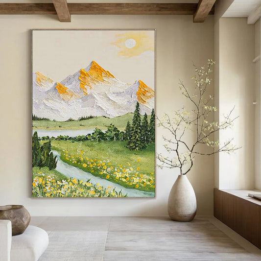 Pastoral Landscape Art for Country Inn Breakfast Nook & Garden Center DLZ1044