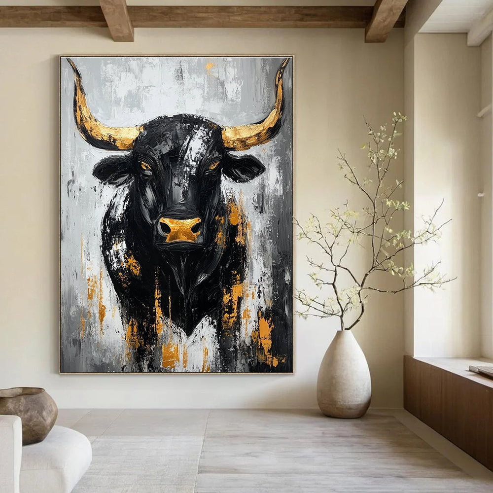 Powerful Animal Art for Steakhouse & Luxury Man Cave STSC027
