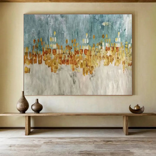 City Skyline Silhouette Art for Industrial - Chic Loft Living Rooms DLZ3225