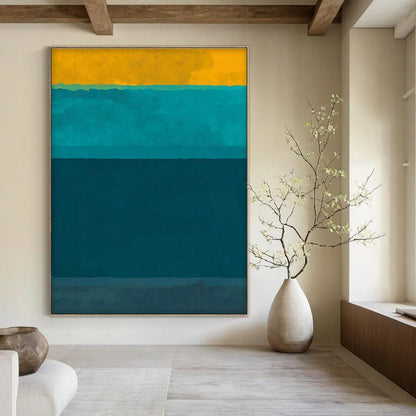 Color - Block Harmony Art for Design Studio & Fashion Showroom DLZ2323