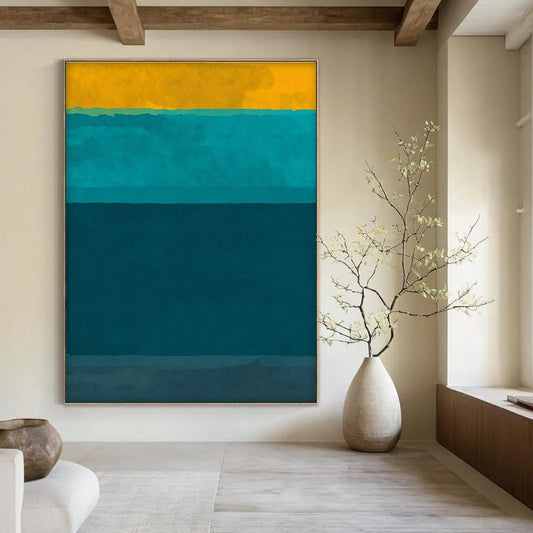 Color - Block Harmony Art for Design Studio & Fashion Showroom DLZ2323