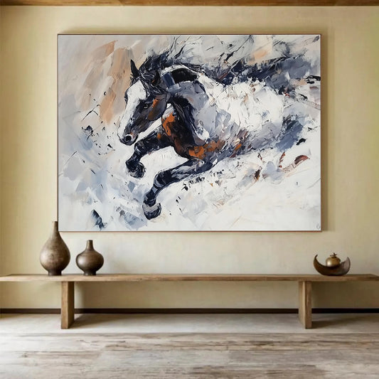 Energetic Equine Art for Equestrian Club & Sports Bar SC594