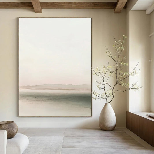 Soft Landscape Wash for Serene Bedroom & Yoga Studio STSC1242