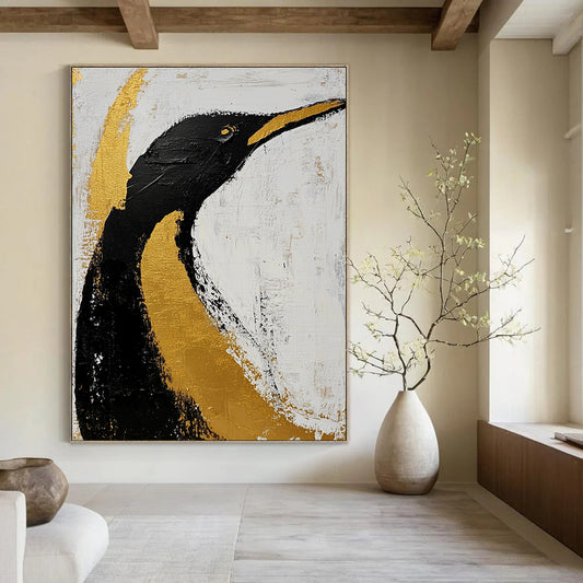 Chic Avian Art for Modern Living Room & Boutique Hotel STSC010