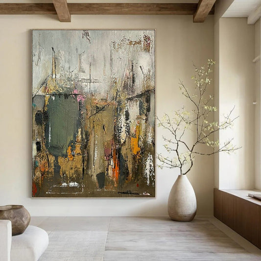 Industrial - Style Urban Abstract Art for Loft - Style Café & Creative Studio Break Area DLZ1602