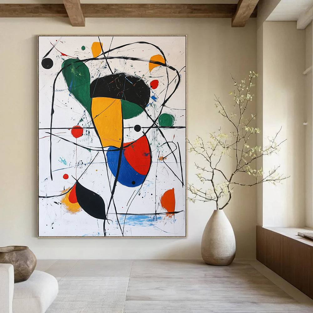 Colorful Abstract Shapes for Playful Children’s Room & Modern Art Gallery Café STSC377