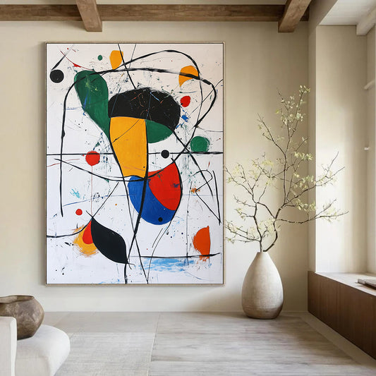 Colorful Abstract Shapes for Playful Children’s Room & Modern Art Gallery Café STSC377