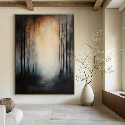 Misty Forest Path for Mysterious Library & Nature - Themed Bedroom STSC195