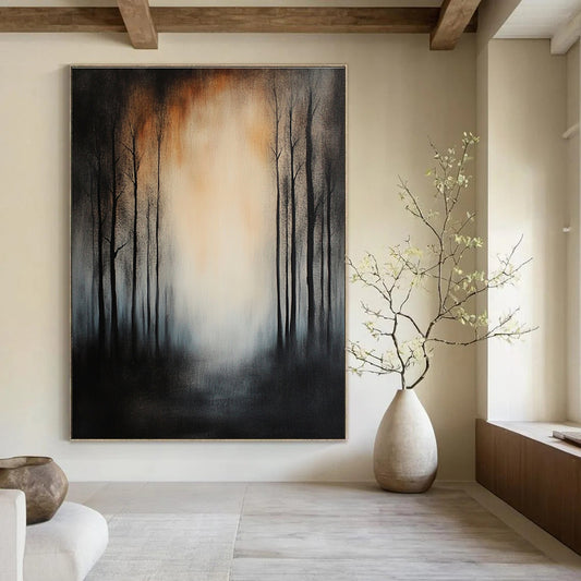 Misty Forest Path for Mysterious Library & Nature - Themed Bedroom STSC195