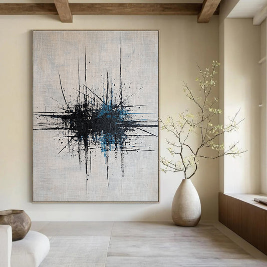 Splatter Abstract Art for Modern Art Gallery & Edgy Home Studio STSC189