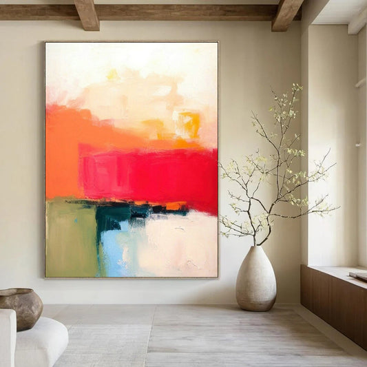 Color - Block Abstract Art for Modern Office & Contemporary Art Fair DLZ1926