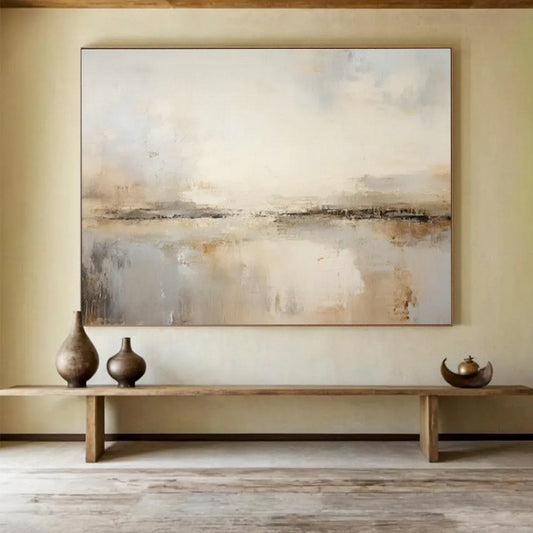 Light - Color Abstract Sea View for Minimalist Bedroom DLZ3007