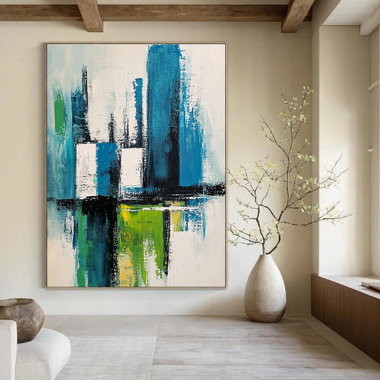 Colorful City Abstract for Urban Apartment & Creative Studio STSC281