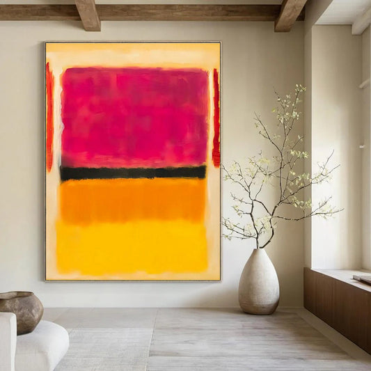 Elegant Color - Block Art for Luxury Lounge & High - End Restaurant DLZ2309