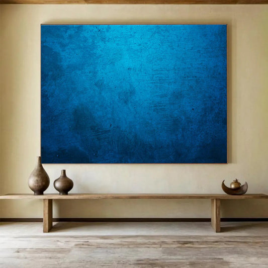 Deep Sea Blue Abstract for Nautical - Themed Restaurant DLZ3000