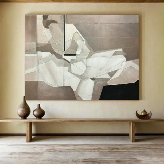 Geometric Line Abstract Art for Modern Office Sophistication DLZ2734