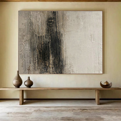Gray - Black Artistic Abstract for Moody Home Theaters DLZ2470