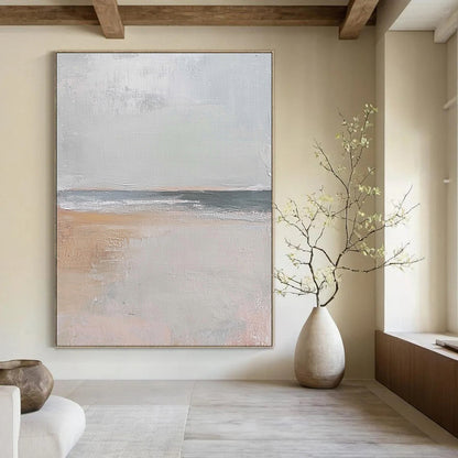 Calm Coastal Art for Beach House Bedroom & Yoga Studio STSC016