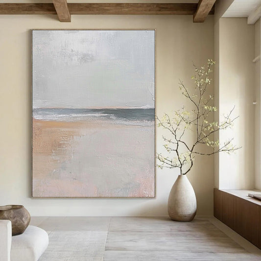 Calm Coastal Art for Beach House Bedroom & Yoga Studio STSC016