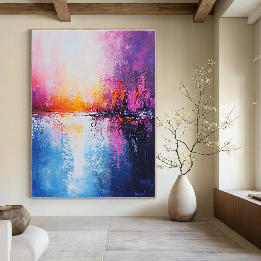Dreamy Sunset Reflection for Romantic Dining Room & Lakeside Cottage STSC265