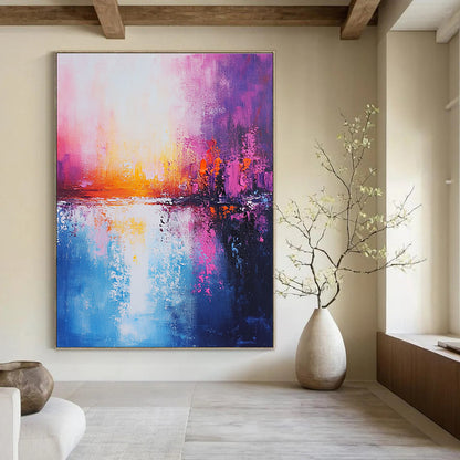 Dreamy Sunset Reflection for Romantic Dining Room & Lakeside Cottage STSC265