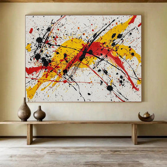 Energetic Splatter Art for Modern Studio & Art Gallery SC570