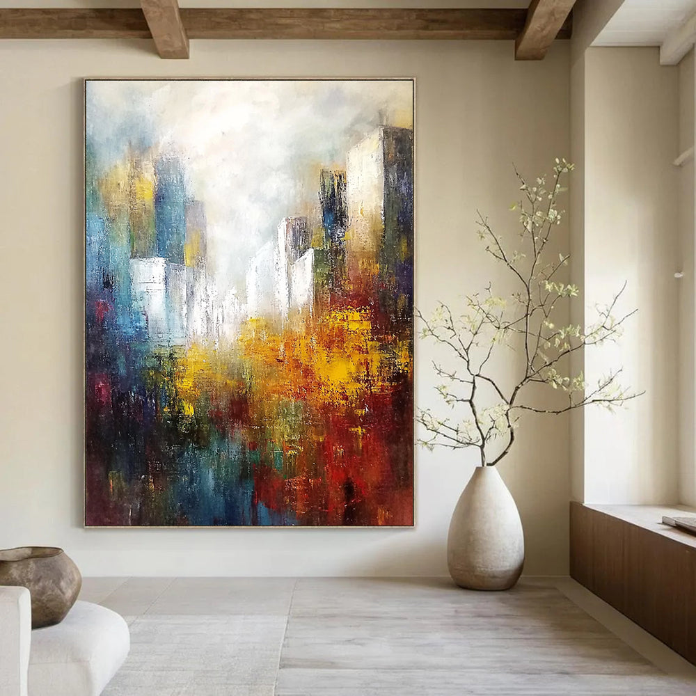 Abstract Cityscape for Office & Rooftop Bar STSC106